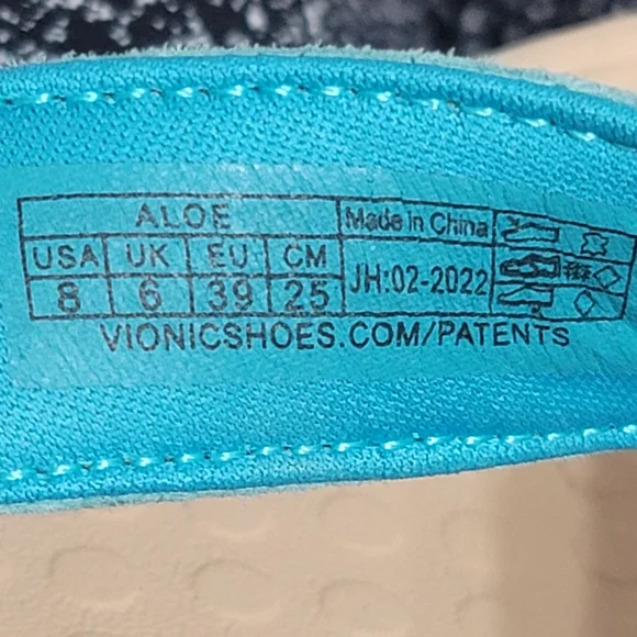 Vionic Turquoise Sandals for Women - Picture 9 of 9